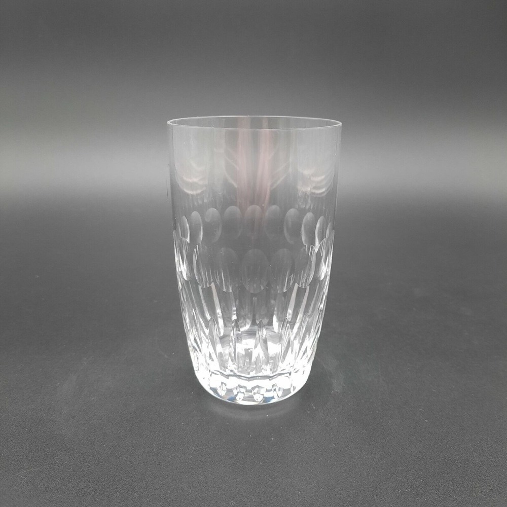 Elegant Clear Crystal Tumbler Glass With Faceted Design